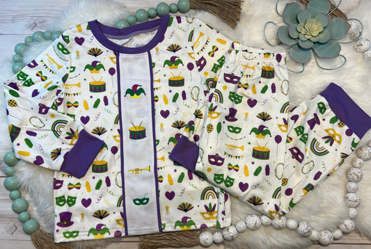 Mardi Gras Boy Loungewear