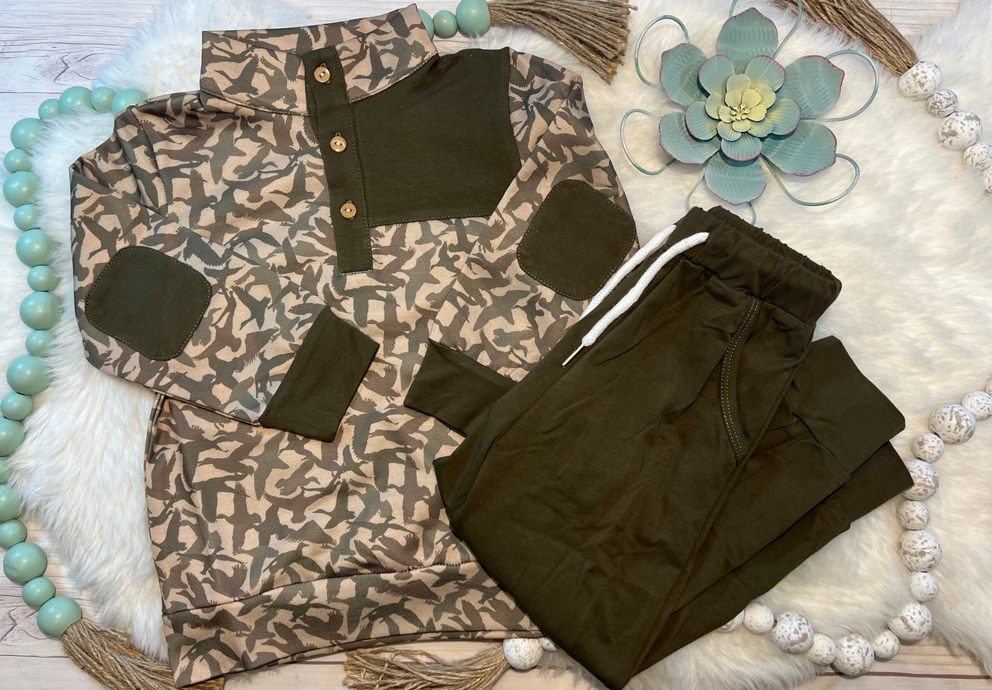 Camo Duck Pullover Jogger