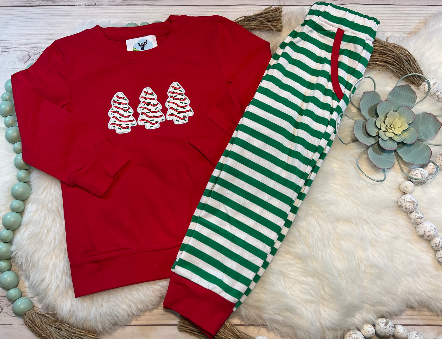 Tree Cake Trio Boy Pant Set