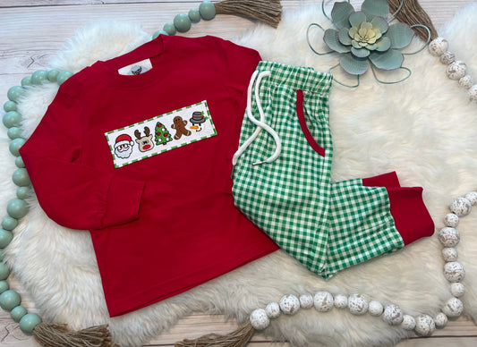 Christmas Essentials Boy Pant Set